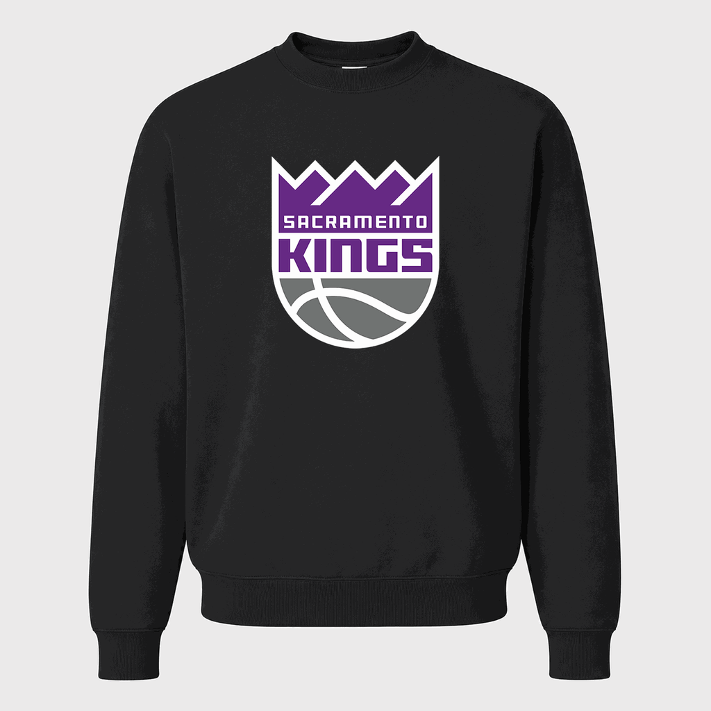 Men's Sacramento Kings Crewneck Sweatshirt - Black