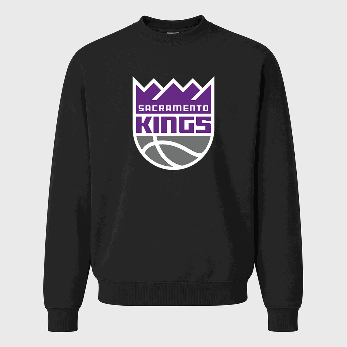 Men's Sacramento Kings Crewneck Sweatshirt - Black