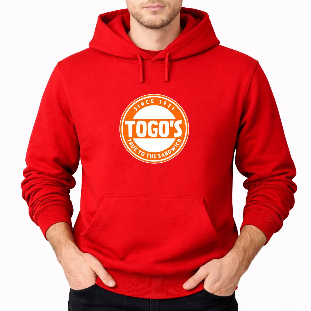 Men's Togo's Pullover Hoodie - Red
