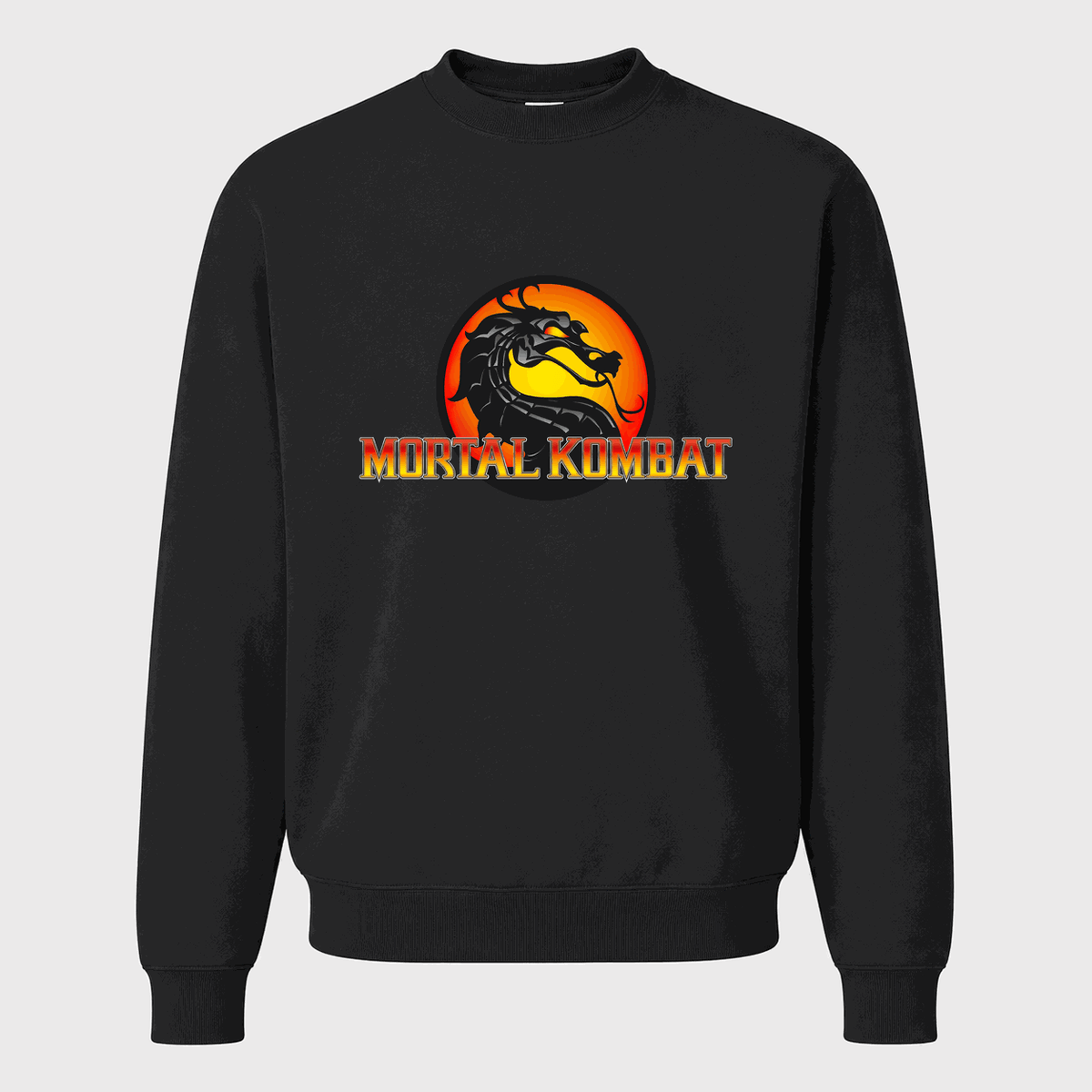 Men's Mortal Kombat Crewneck Sweatshirt - Black