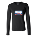 Women's ihop logo png transparent Long Sleeve T-Shirt - Black