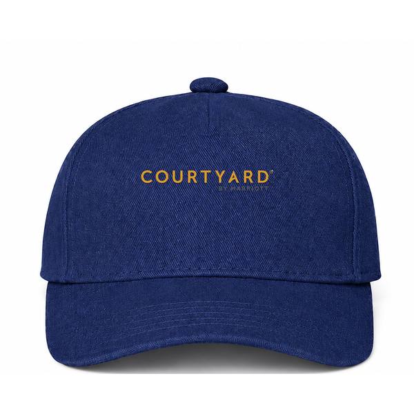 Courtyard by Marriott Logo Navy Dad Baseball Cap Hat