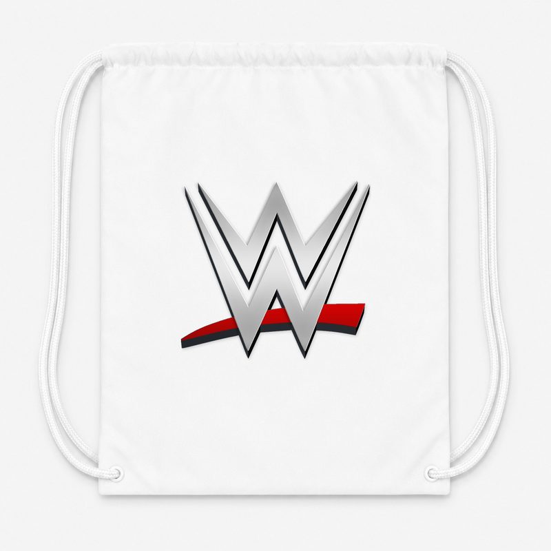 WWE Wrestling Drawstring Bag - White