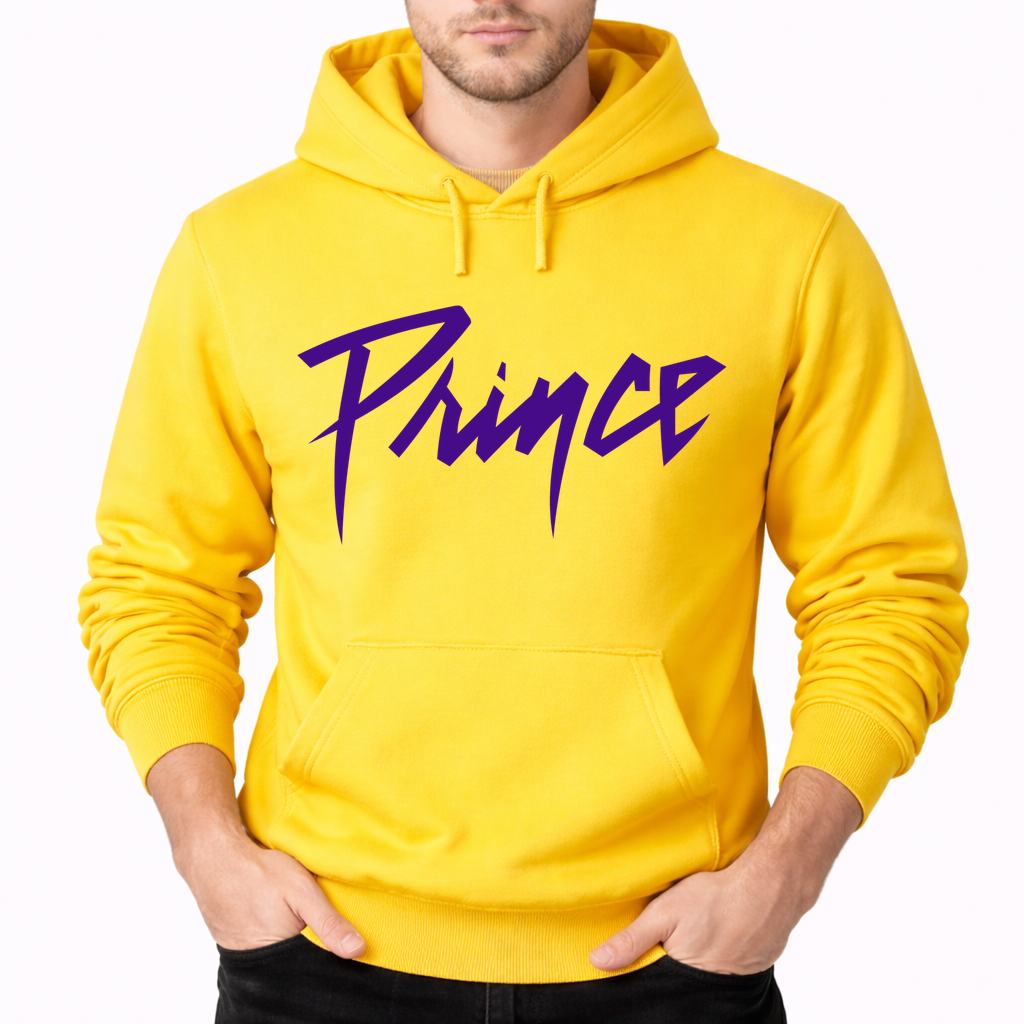 Men's Prince Pullover Hoodie - Yellow