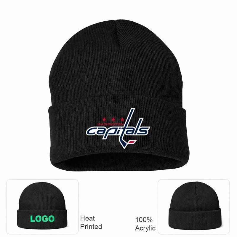 Washington Capitals Black Beanie Hat