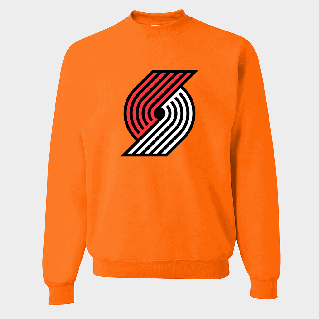 Men's Portland Trail Blazers Crewneck Sweatshirt - Orange