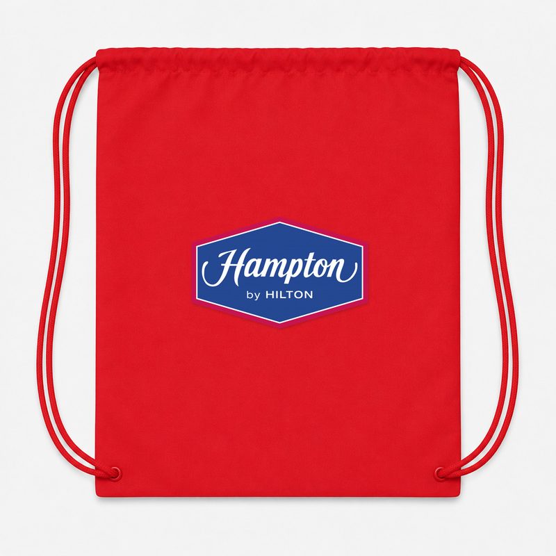 Hampton Drawstring Bag - Red