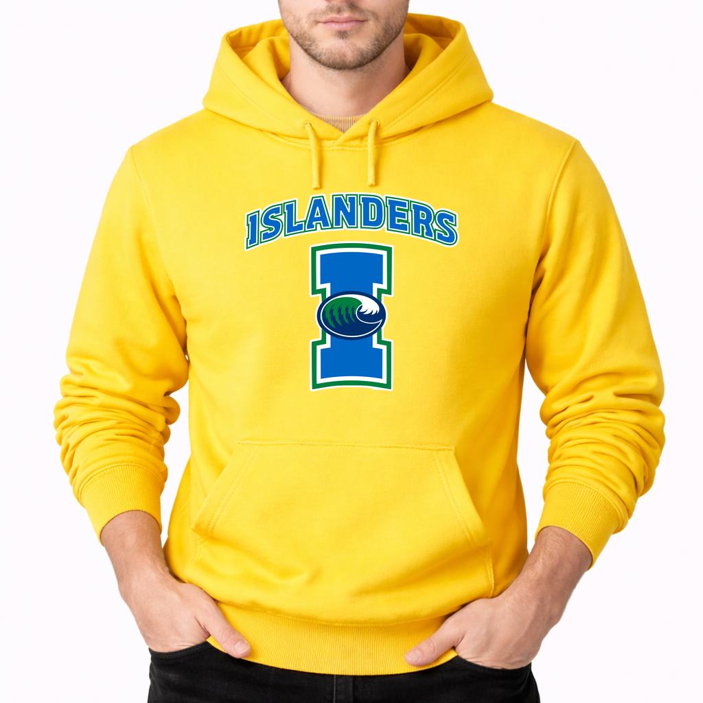 Men's Texas AM CC Islanders Pullover Hoodie - Yellow