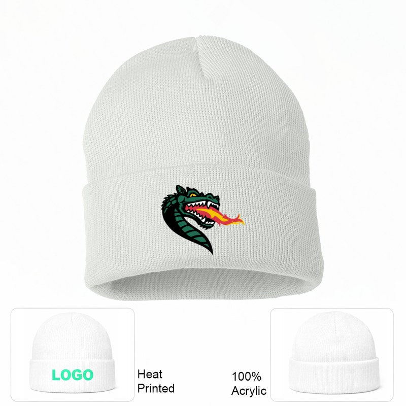 UAB Blazers White Beanie Hat