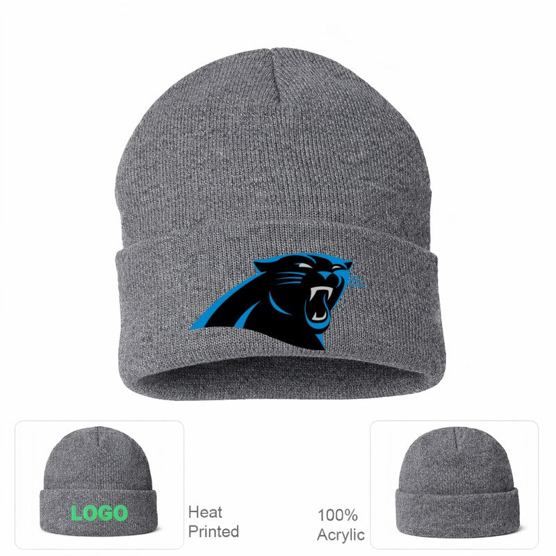 Carolina Panthers Grey Beanie Hat