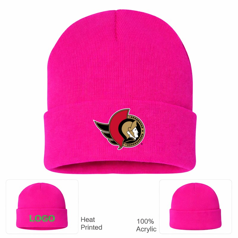 Ottawa Senators Hot Pink Beanie Hat