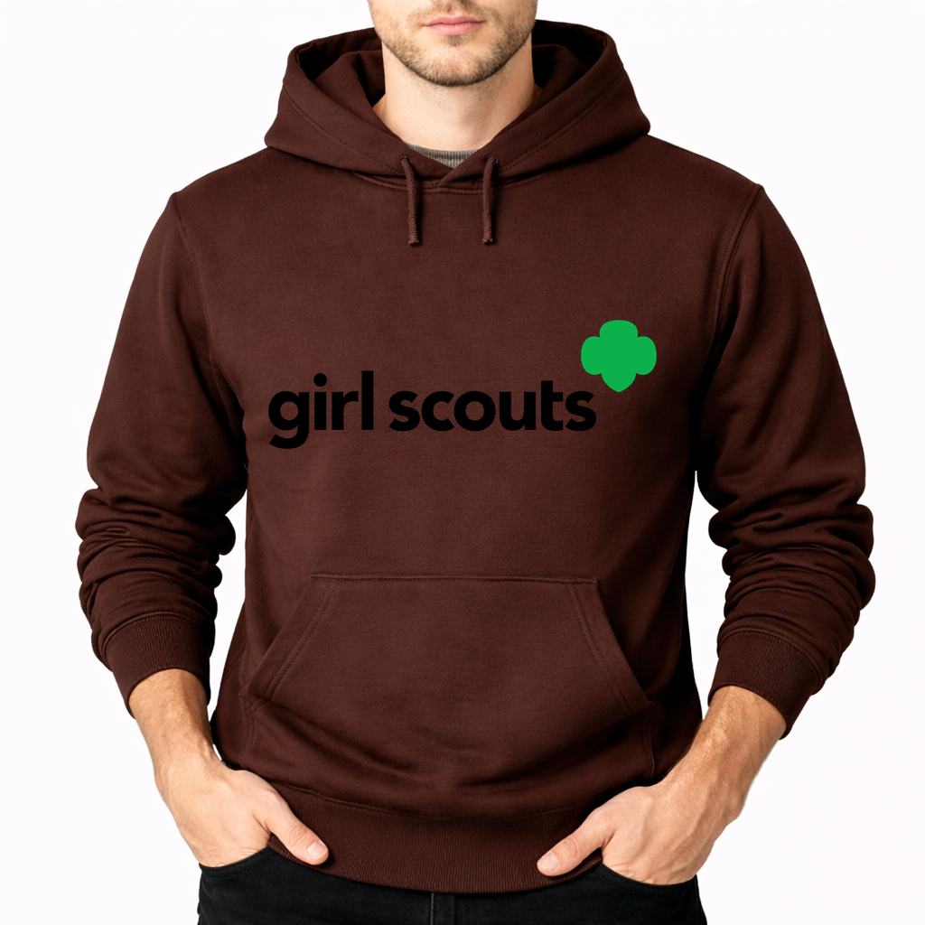 Men's Girl Scouts Pullover Hoodie - Brown