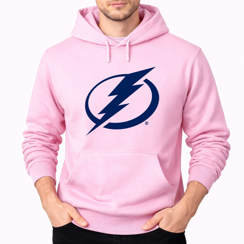 Men's Tampa Bay Lightning Pullover Hoodie - Pink