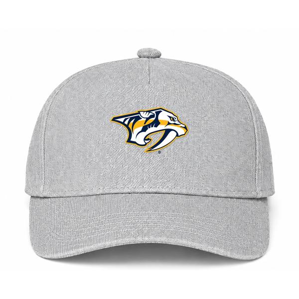Nashville Predators NHL Logo Gray Dad Baseball Cap Hat
