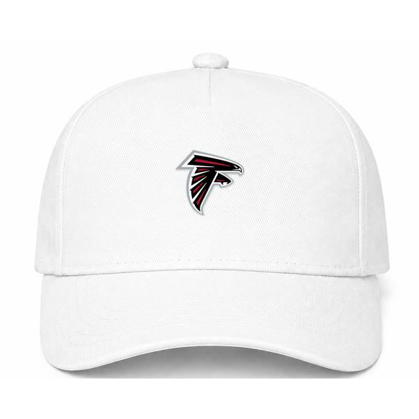 Atlanta Falcons NFL Logo White Dad Baseball Cap Hat