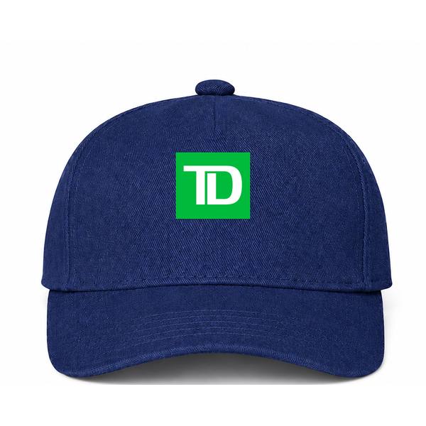 TD Bank Logo Navy Dad Baseball Cap Hat