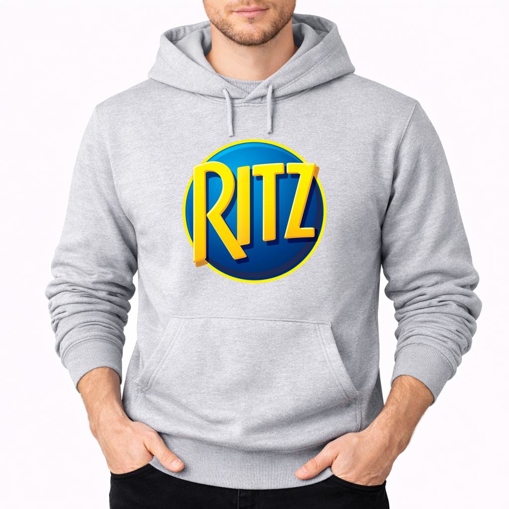 Men's Ritz Mondelez Food Pullover Hoodie - Gray