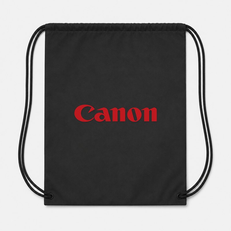 Canon Inc Drawstring Bag - Black