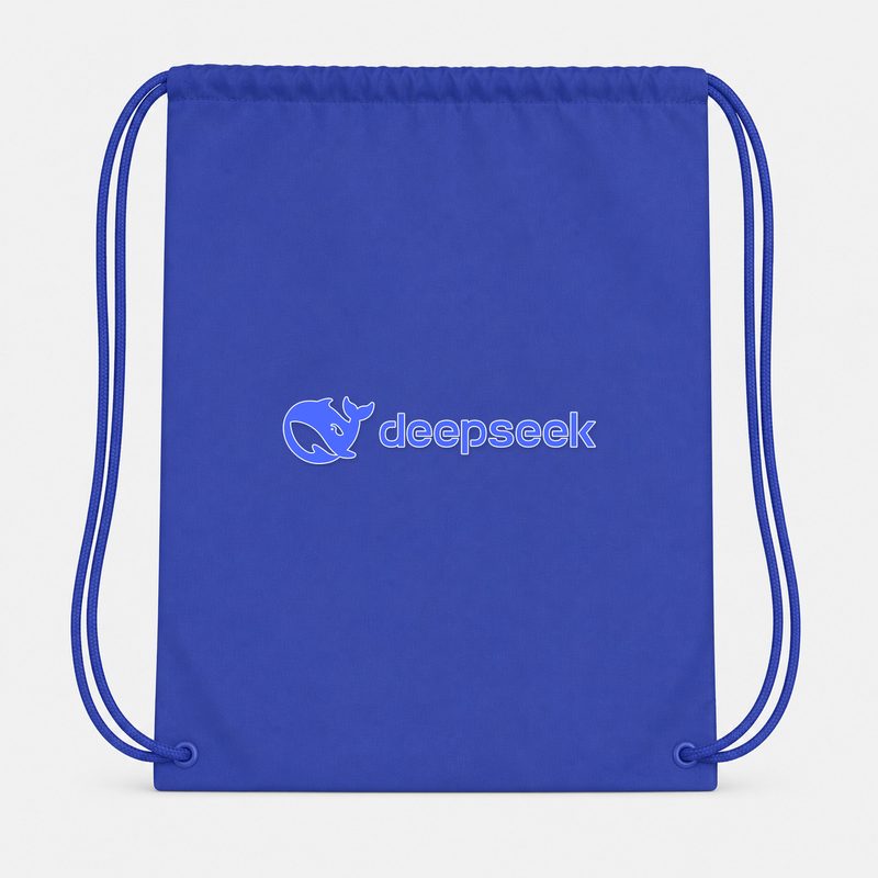 DeepSeek Drawstring Bag - Blue