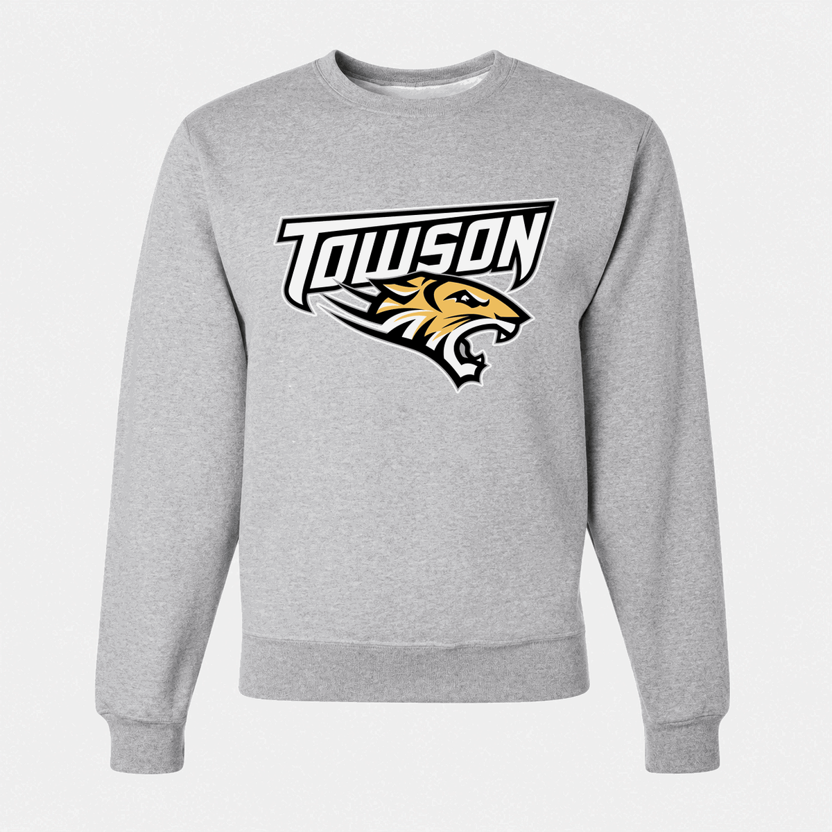 Men's Towson Tigers Crewneck Sweatshirt - Gray