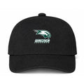 Wagner Seahawks Logo Black Dad Baseball Cap Hat