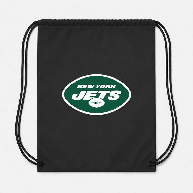 New York Jets Drawstring Bag - Black