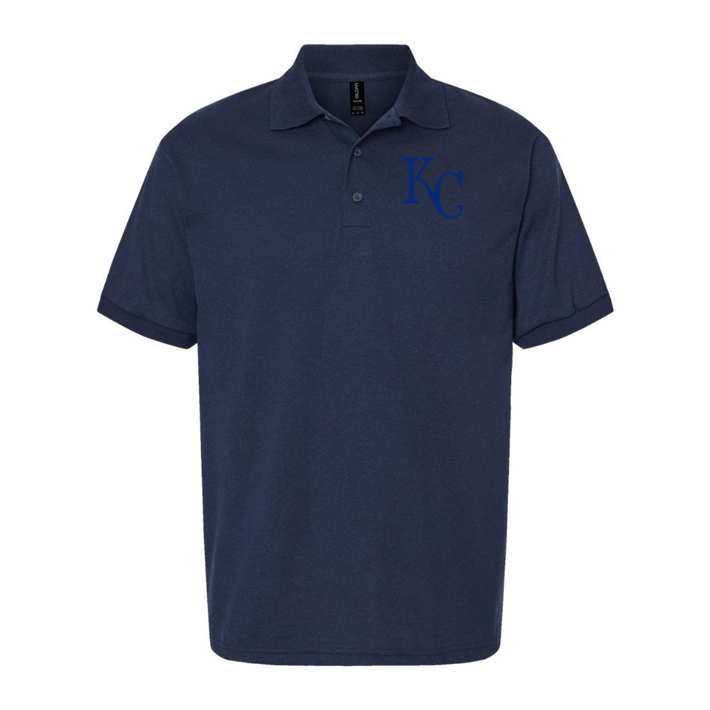 Men's Kansas City Royals Dry Blend Polo - Navy