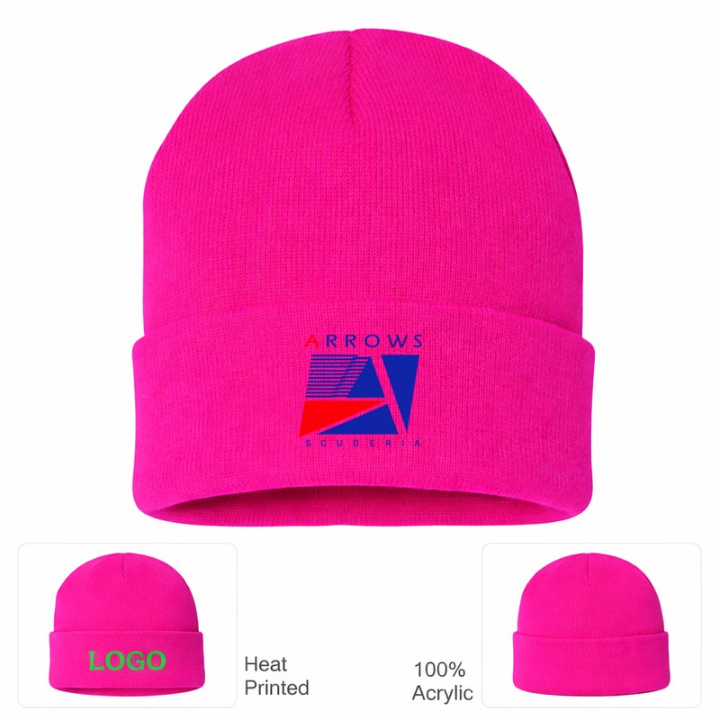 Formula 1 Arrows F1 Team Beanie Hat - Hot Pink