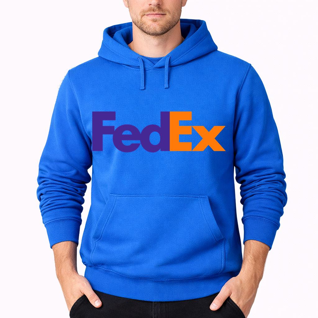 Men's Fedex Pullover Hoodie - Azure