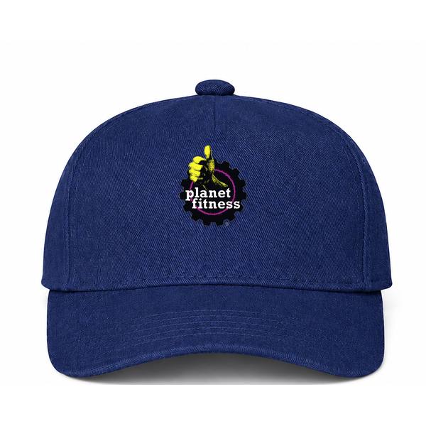 Planet Fitness Logo Navy Dad Baseball Cap Hat