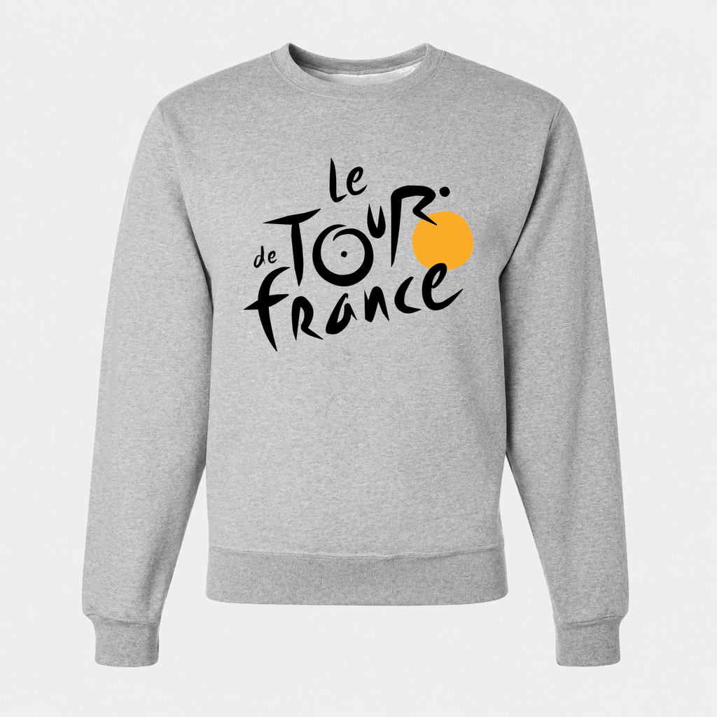 Men's Tour de France Logo Crewneck Sweatshirt - Gray