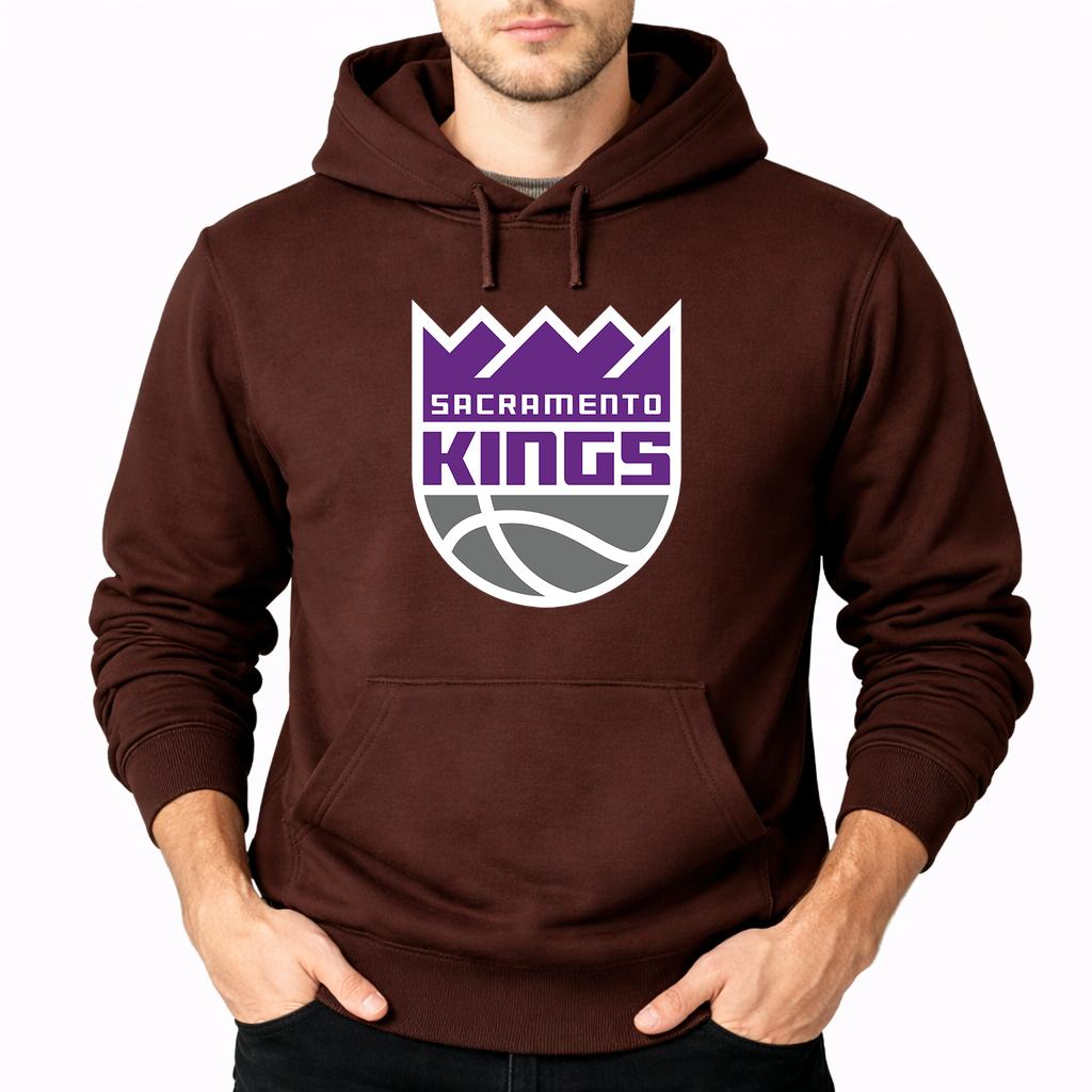 Men's Sacramento Kings Pullover Hoodie - Brown