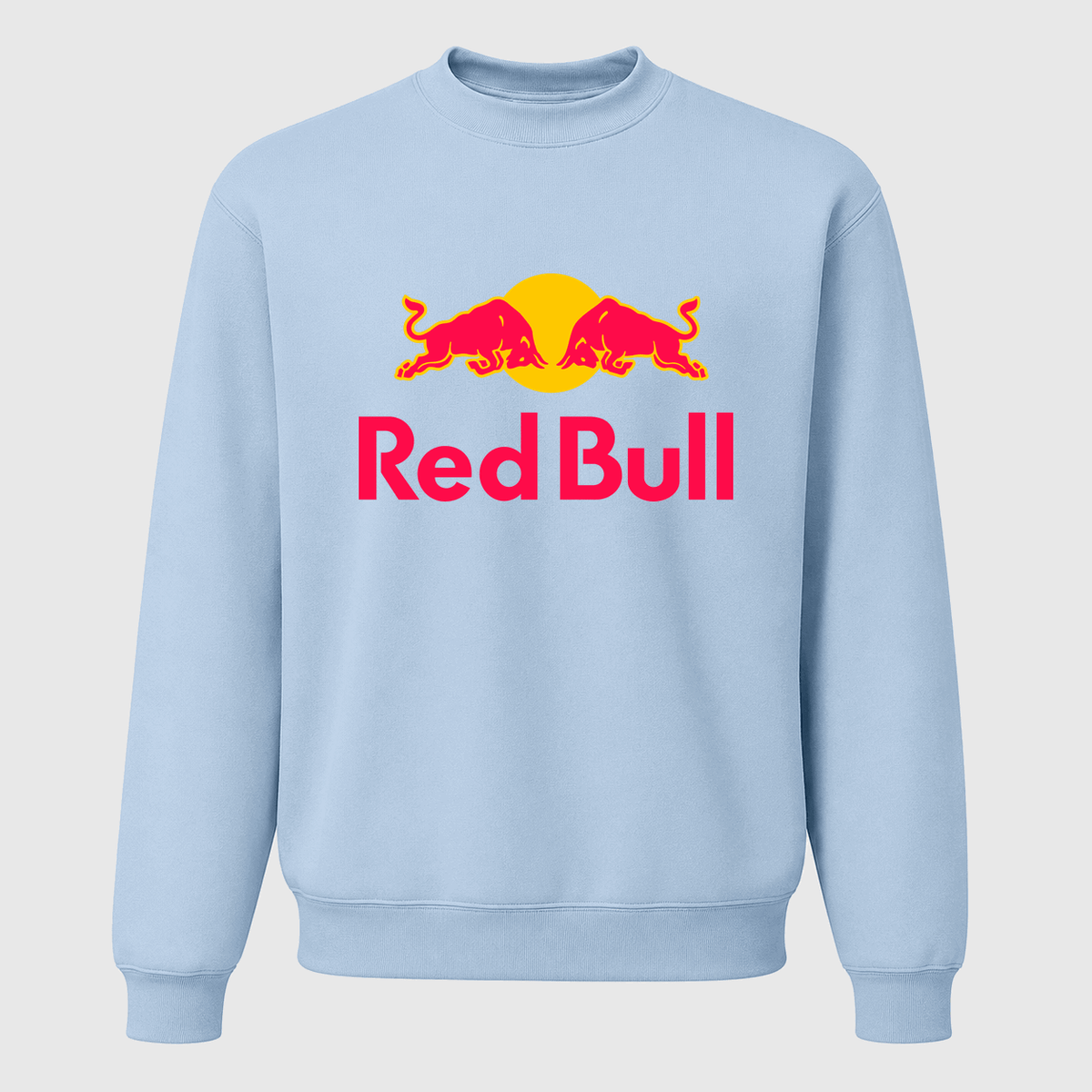 Men's Red Bull Crewneck Sweatshirt - Sky Blue
