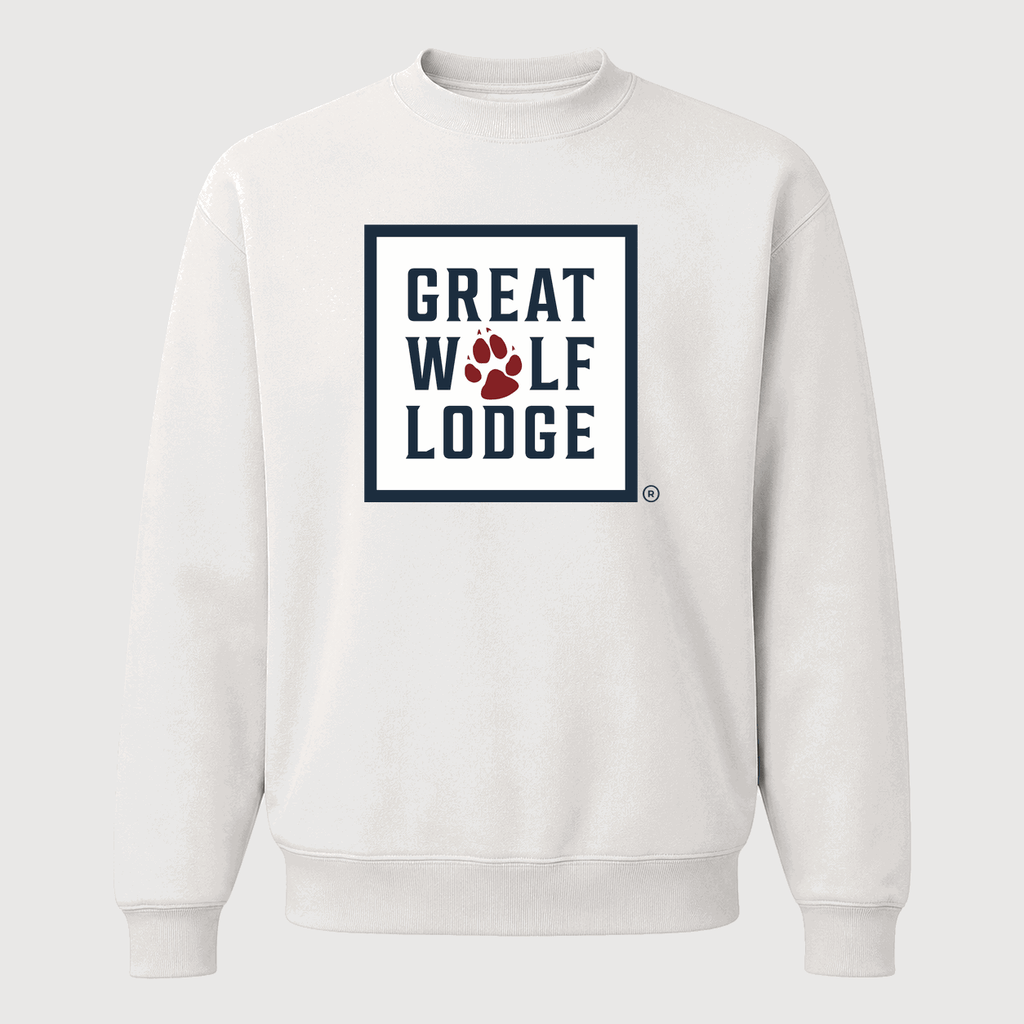 Men's Great Wolf Lodge Crewneck Sweatshirt - White