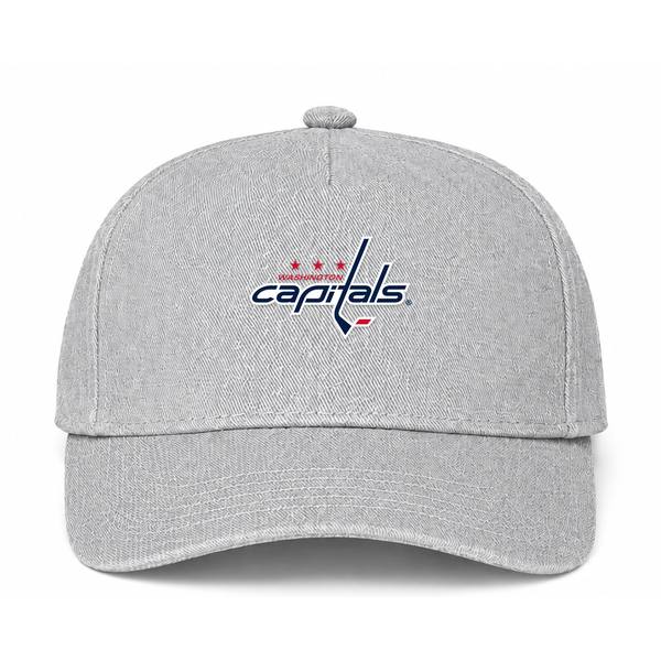 Washington Capitals NHL Logo Gray Dad Baseball Cap Hat