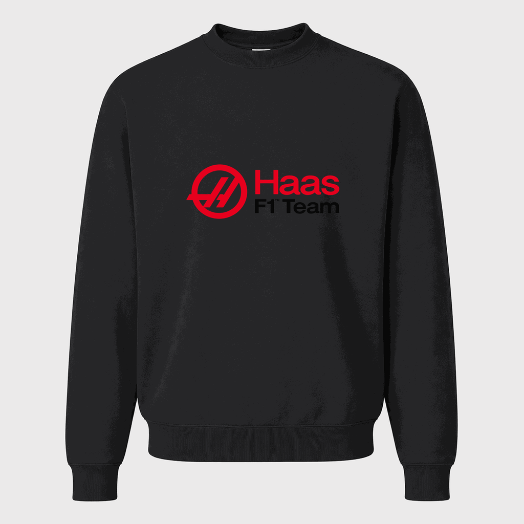 Men's Haas F1 Team Crewneck Sweatshirt - Black