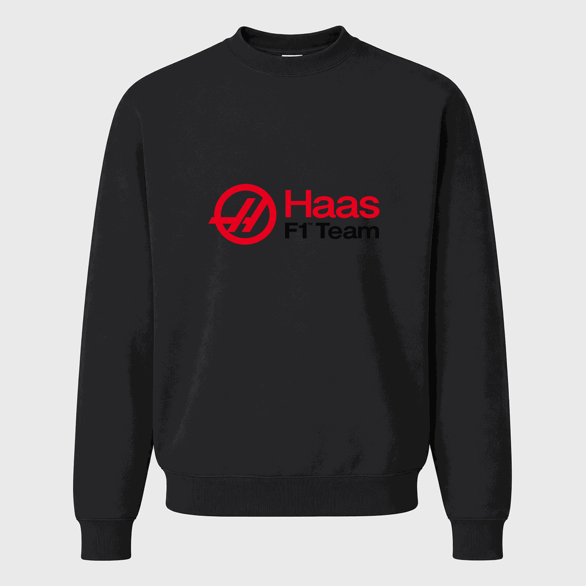 Men's Haas F1 Team Crewneck Sweatshirt - Black