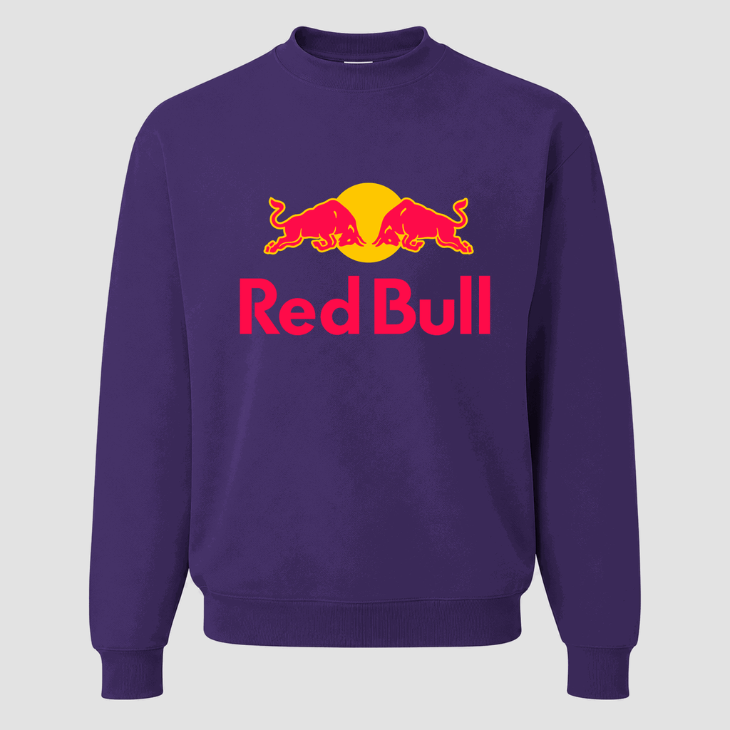 Men's Red Bull Crewneck Sweatshirt - Purple