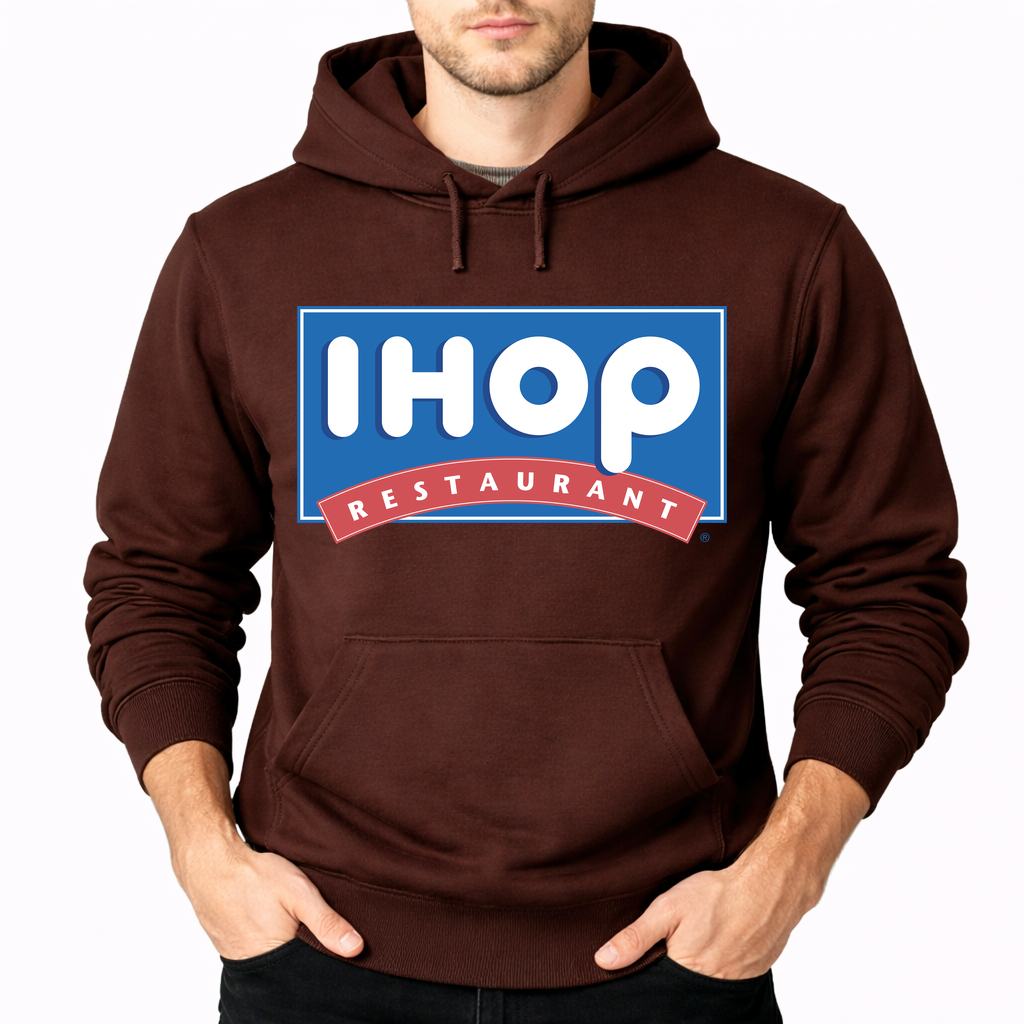 Men's IHOP Pullover Hoodie - Brown