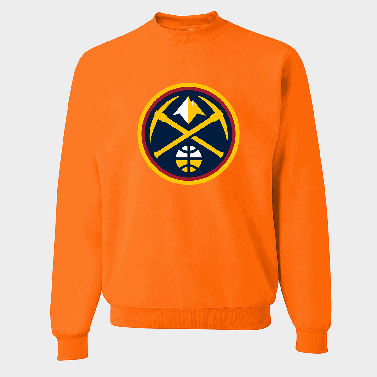Men's Denver Nuggets Crewneck Sweatshirt - Orange