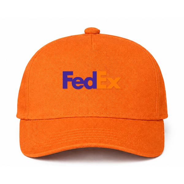 FedEx Logo Orange Dad Baseball Cap Hat