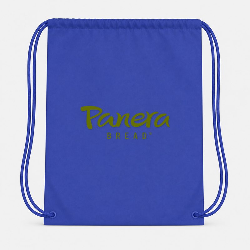 Panera Bread Drawstring Bag - Blue