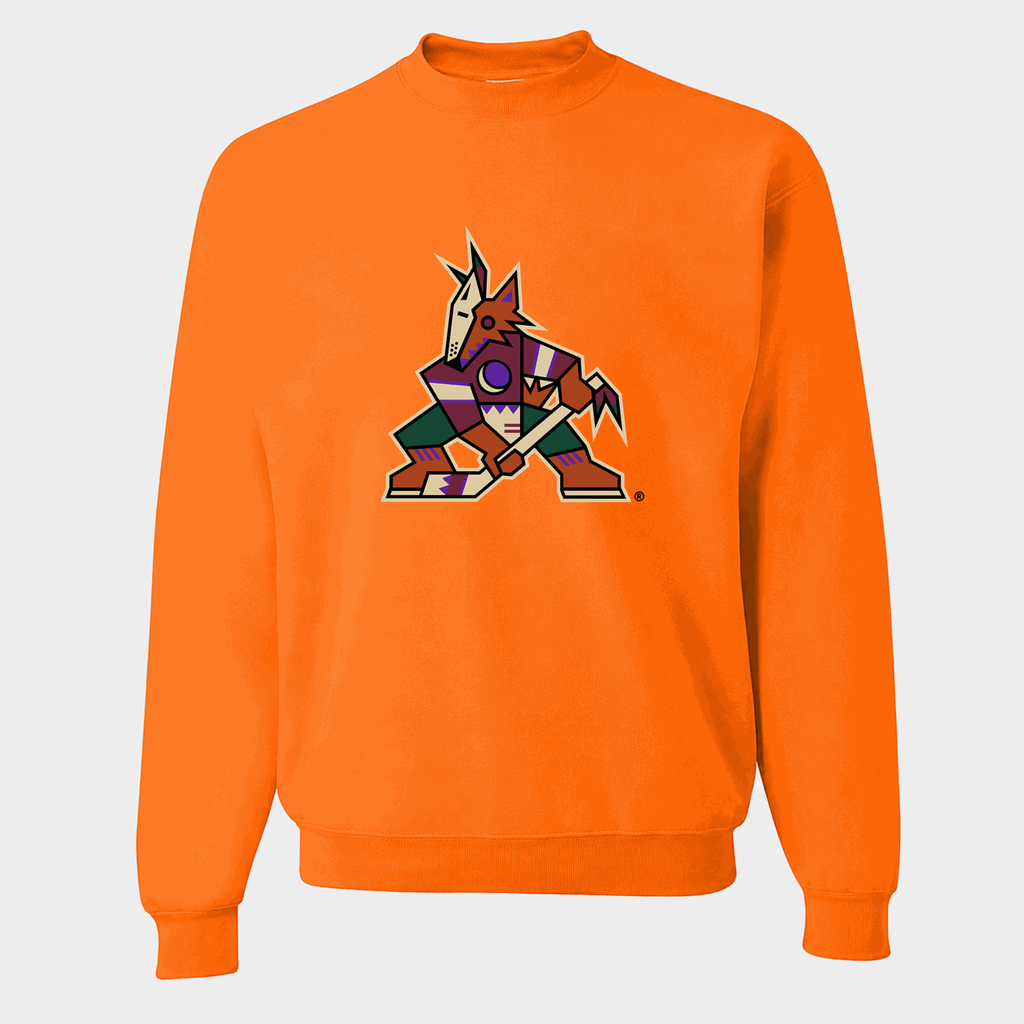 Men's Arizona Coyotes Crewneck Sweatshirt - Orange