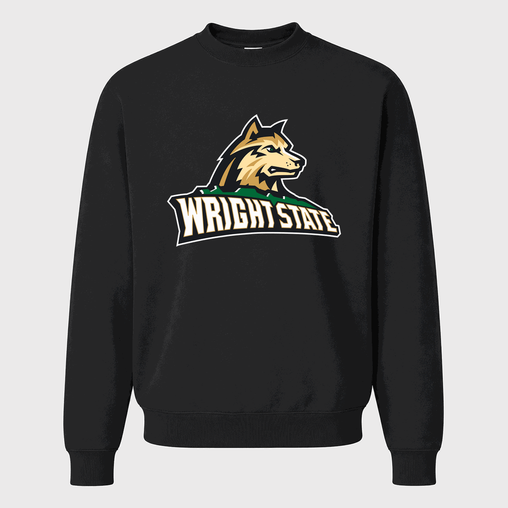 Men's Wright State Raiders Crewneck Sweatshirt - Black