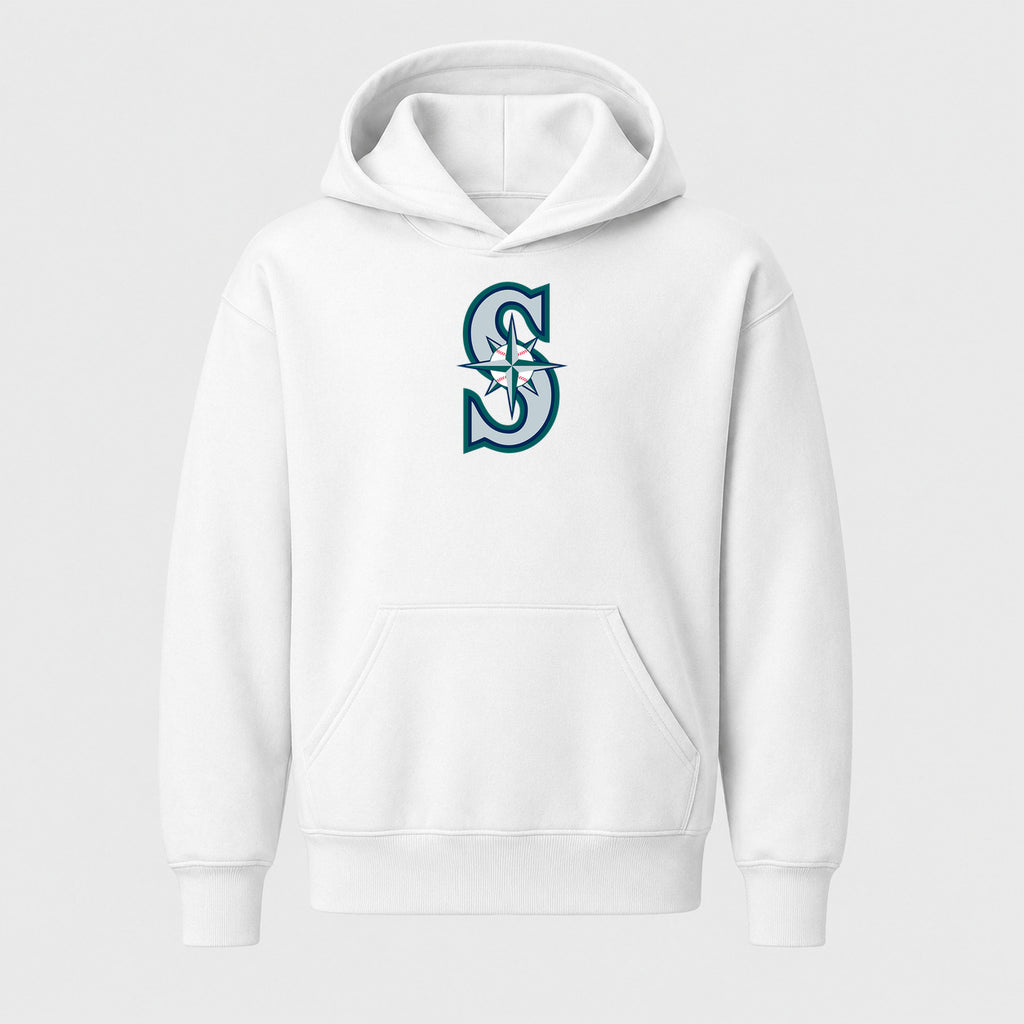 Youth Seattle Mariners Pullover Hoodie - White
