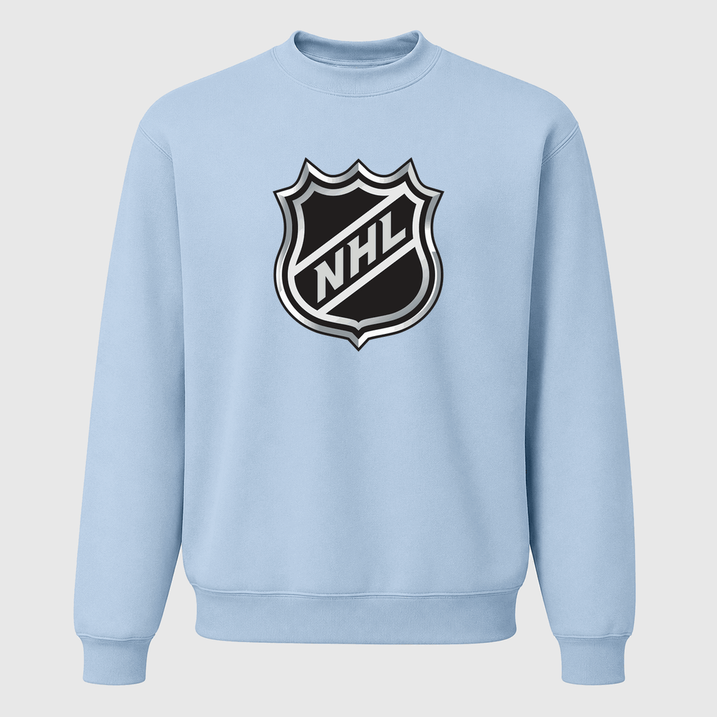 Men's NHL Shield Crewneck Sweatshirt - Sky Blue