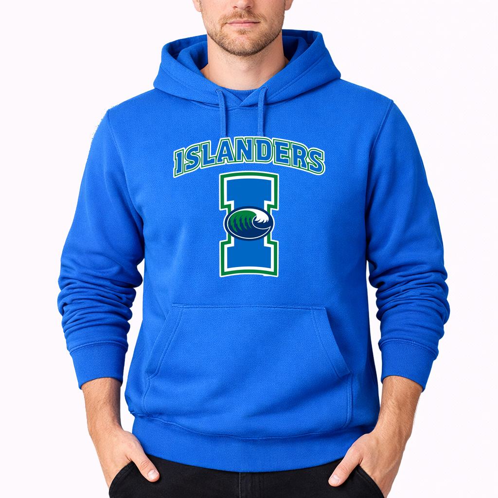 Men's Texas AM CC Islanders Pullover Hoodie - Azure
