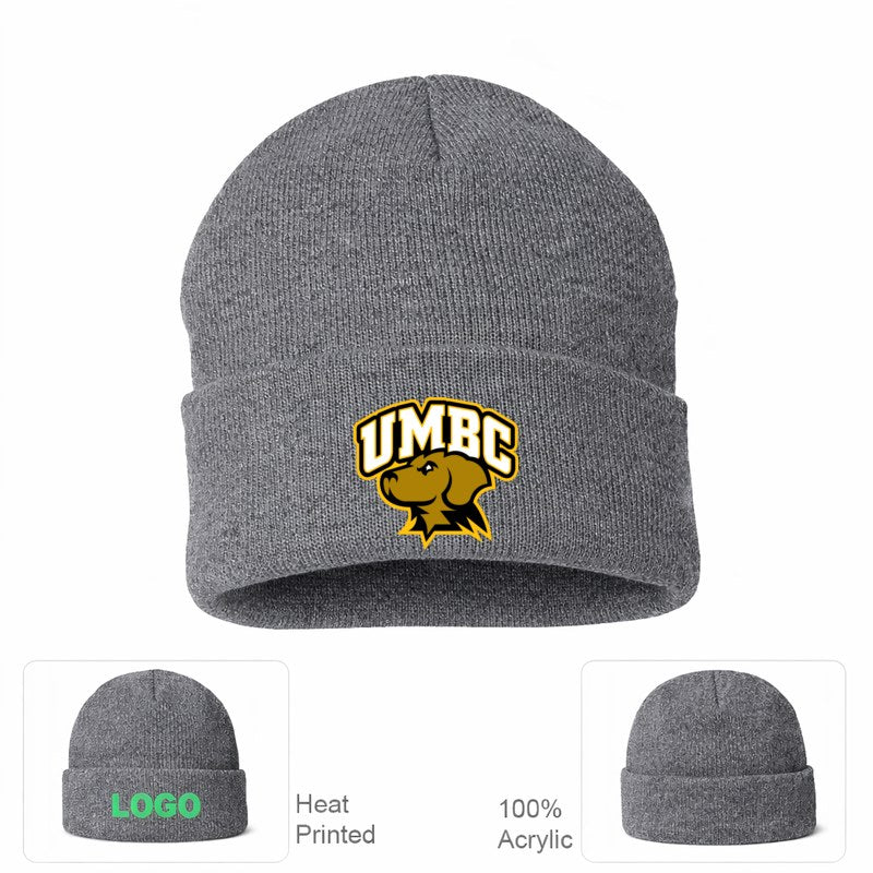 UMBC Retrievers Grey Beanie Hat