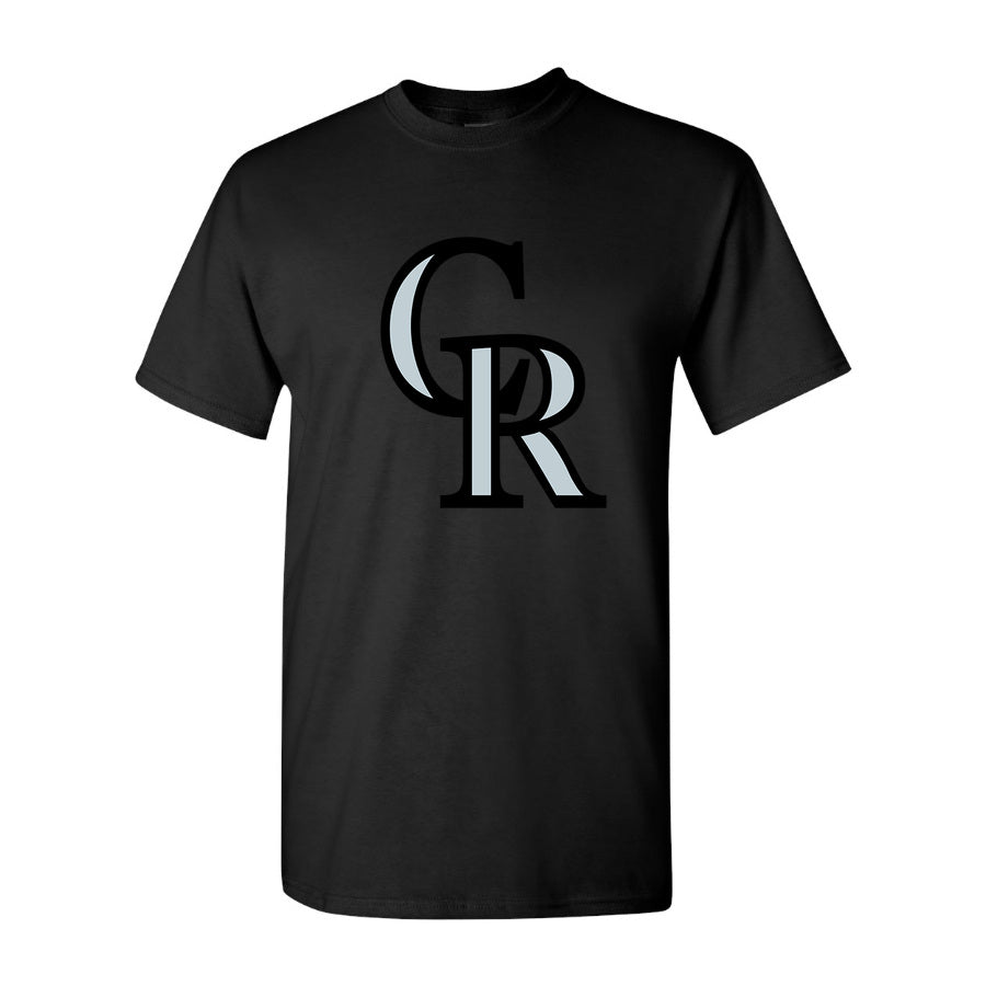 Men's Colorado Rockies Cotton T-Shirt - Black