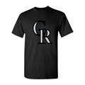 Men's Colorado Rockies Cotton T-Shirt - Black
